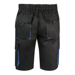 Bermuda de trabajo color Negro/celeste, ref. 103007_00/05, Velilla