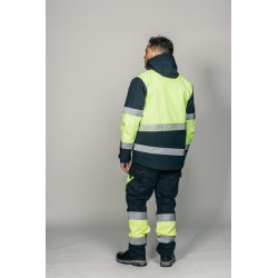 Parka alta visibilidad HOMBRE KINGSMANN STARLIGHT con guata, Azul Marino con... 7