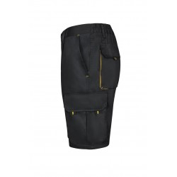 Bermuda de trabajo color Negro/Amarillo, ref. 103007_00/17, Velilla