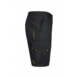 Bermuda de trabajo color Negro/Amarillo, ref. 103007_00/17, Velilla