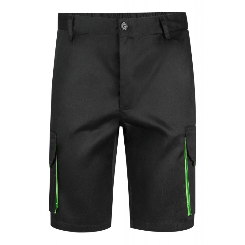 Bermuda de trabajo color Negro/Verde, ref. 103007_00/25, Velilla