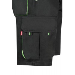 Bermuda de trabajo color Negro/Verde, ref. 103007_00/25, Velilla