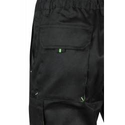 Bermuda de trabajo color Negro/Verde, ref. 103007_00/25, Velilla