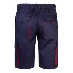 Bermuda de trabajo color Azul marino/rojo, ref. 103007_01/12, Velilla