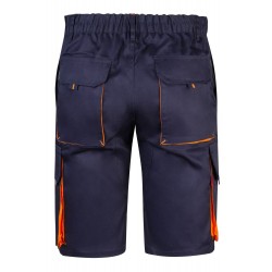 Bermuda de trabajo color Azul marino/naranja, ref. 103007_01/16, Velilla