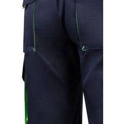 Bermuda de trabajo color Azul marino/verde, ref. 103007_01/25, Velilla