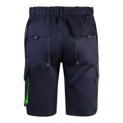 Bermuda de trabajo color Azul marino/verde, ref. 103007_01/25, Velilla