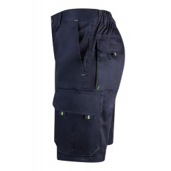 Bermuda de trabajo color Azul marino/verde, ref. 103007_01/25, Velilla