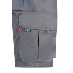 Bermuda de trabajo color Gris/celeste, ref. 103007_08/05, Velilla