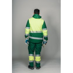 Parka alta visibilidad HOMBRE KINGSMANN STARLIGHT con guata, Verde con... 7