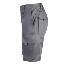 Bermuda de trabajo color Gris/celeste, ref. 103007_08/05, Velilla