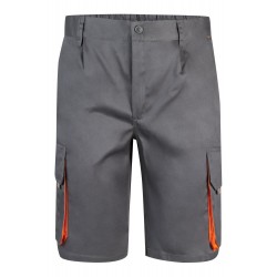 Bermuda de trabajo color Gris/Naranja, ref. 103007_08/16, Velilla