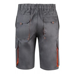Bermuda de trabajo color Gris/Naranja, ref. 103007_08/16, Velilla