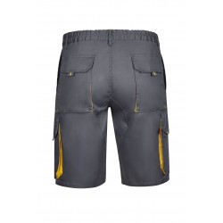 Bermuda de trabajo color Gris/Amarillo, ref. 103007_08/17, Velilla