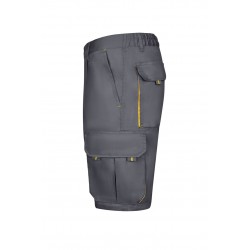 Bermuda de trabajo color Gris/Amarillo, ref. 103007_08/17, Velilla