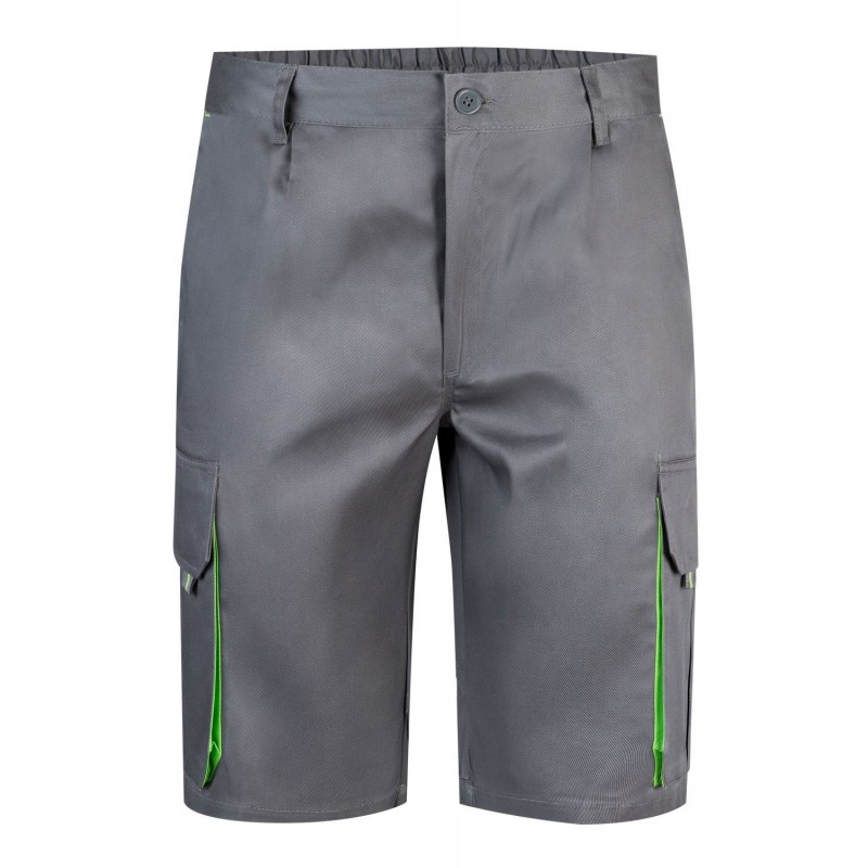 Bermuda de trabajo color Gris/Verde, ref. 103007_08/25, Velilla