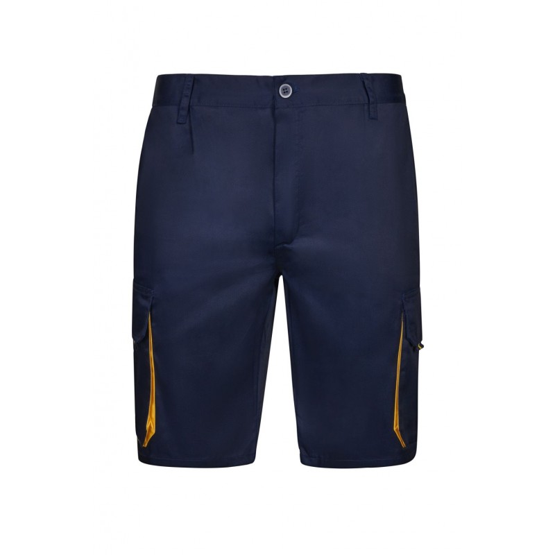Bermuda de trabajo color Azul/Amarillo, ref. 103007_61/17, Velilla