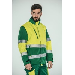 Parka alta visibilidad HOMBRE KINGSMANN STARLIGHT con guata, Verde con... 11