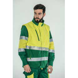 Parka alta visibilidad HOMBRE KINGSMANN STARLIGHT con guata, Verde con... 13