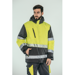 Parka alta visibilidad HOMBRE KINGSMANN STARLIGHT con guata, Gris con... 1