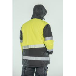 Parka alta visibilidad HOMBRE KINGSMANN STARLIGHT con guata, Gris con... 2