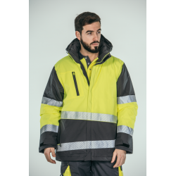 Parka alta visibilidad HOMBRE KINGSMANN STARLIGHT con guata, Gris con... 5