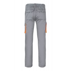 Pantalón de trabajo stretch color Gris/Naranja, ref. 103024S_08/16, Velilla