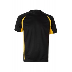 Camisetas de trabajo color Negro/Amarillo, ref. 105501_00/17, Velilla