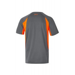 Camisetas de trabajo color Naranja flúor/gris, ref. 105501_08/19, Velilla