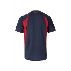 Camisetas de trabajo color Azul marino/rojo, ref. 105501_61/12, Velilla
