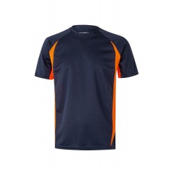 Camisetas de trabajo color Azul marino/naranja, ref. 105501_61/19, Velilla