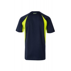 Camisetas de trabajo color Amarillo flúor/navy, ref. 105501_61/20, Velilla