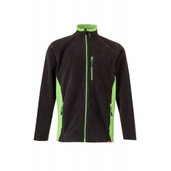 Forro polar laboral color Negro/Verde, ref. 201504_00/25, Velilla