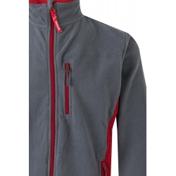 Forro polar laboral color Gris/rojo, ref. 201504_08/12, Velilla