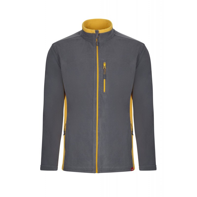 Forro polar laboral color Gris/Amarillo, ref. 201504_08/17, Velilla