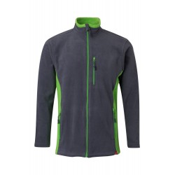 Forro polar laboral color Gris/Verde, ref. 201504_08/25, Velilla