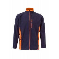 Forro polar laboral color Azul marino/naranja, ref. 201504_61/16, Velilla