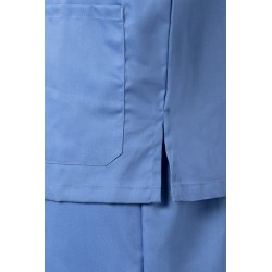 Pijama laboral color Celeste unisex, ref. 800_05, Velilla