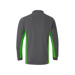 Polo de trabajo color Gris/Verde, ref. 105514_08/25, Velilla
