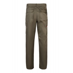 Pantalón laboral multibolsillos color Verde caqui, ref. 345_03, VELILLA