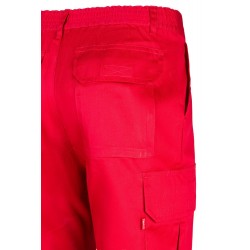 Pantalón laboral multibolsillos color Rojo, ref. 345_12, VELILLA