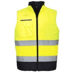 Chaleco acolchado amarillo de alta visibilidad, ref. S267, PORTWEST