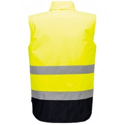 Chaleco acolchado amarillo de alta visibilidad, ref. S267, PORTWEST 2