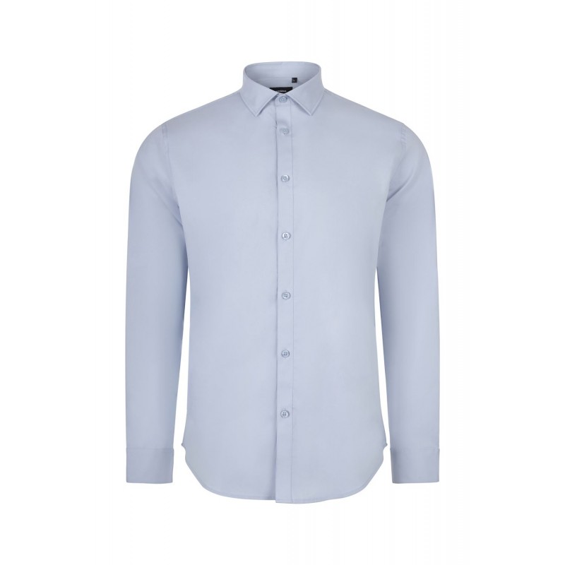 Camisa de trabajo color Celeste, ref. 405017S_05, Velilla