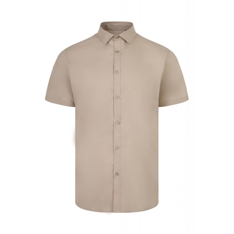 Camisa de trabajo color Beige, ref. 405016S_47, Velilla