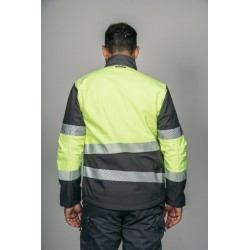 Polar Softshell alta visibilidad HOMBRE KINGSMANN STARLIGHT, Gris con... 3