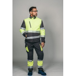 Polar Softshell alta visibilidad HOMBRE KINGSMANN STARLIGHT, Gris con... 4