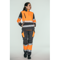 Polar Softshell alta visibilidad MUJER KINGSMANN STARLIGHT mangas...