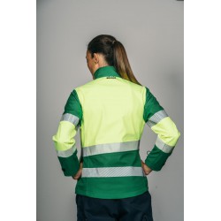 Polar Softshell alta visibilidad MUJER KINGSMANN STARLIGHT, Verde con... 5