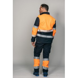 Polar Softshell alta visibilidad HOMBRE KINGSMANN STARLIGHT, Azul Marino con... 5